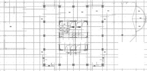 16层框架核心筒住宅结构CAD施工图纸（8度抗震）(楼板配筋图) - 2