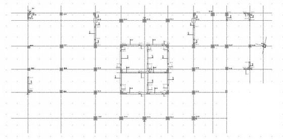 16层框架核心筒住宅结构CAD施工图纸（8度抗震）(楼板配筋图) - 3