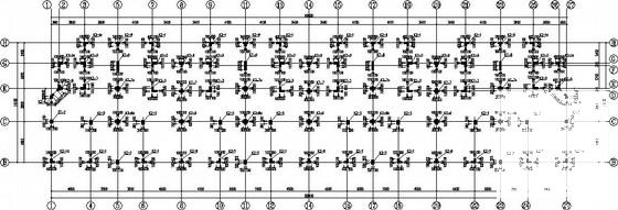 异形柱框架住宅楼结构CAD施工图纸（独立基础） - 2