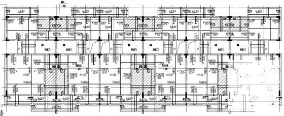 地下1层地上3层框架住宅楼结构CAD施工图纸（6联排）(预应力混凝土管桩) - 2