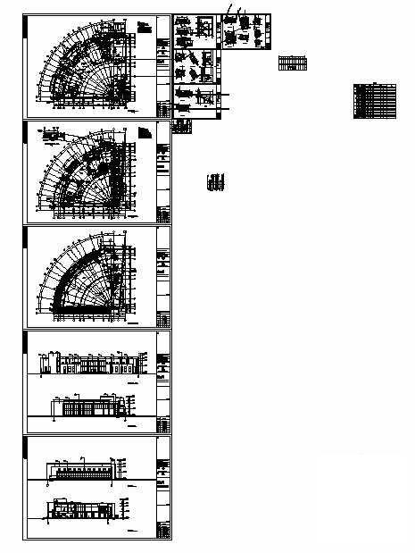 2层售楼处建筑施工CAD图纸 - 3