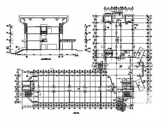 6层综合楼建筑CAD施工图纸 - 3