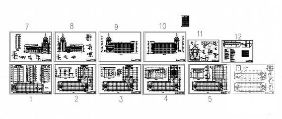 6层综合楼建筑CAD施工图纸 - 4