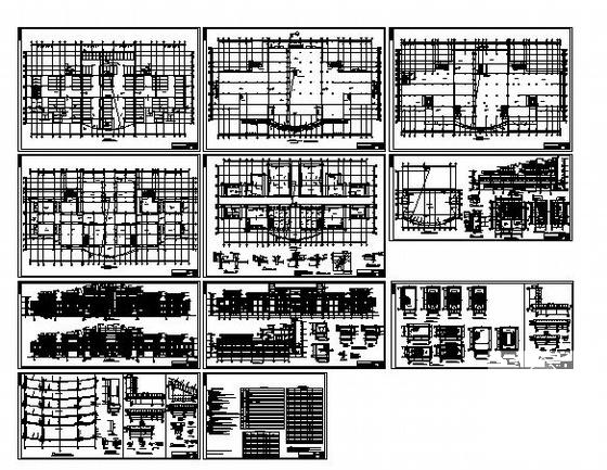 5层商业广场建筑施工CAD图纸(卫生间详图) - 4