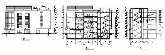 框架结构4层商场建筑CAD施工图纸(卫生间详图) - 2