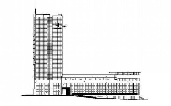 15层综合楼建筑施工CAD图纸(卫生间详图) - 1