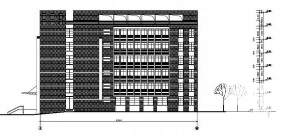 企业7层综合楼建筑投标方案设计CAD图纸 - 2