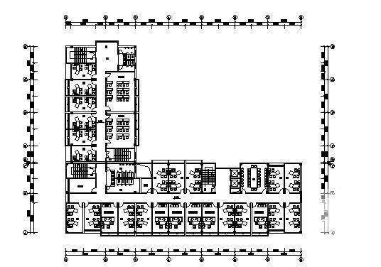 企业7层综合楼建筑投标方案设计CAD图纸 - 3