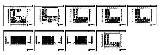 企业7层综合楼建筑投标方案设计CAD图纸 - 4