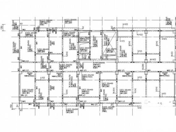 16层框架剪力墙结构酒店式公寓、临街商铺结构CAD施工图纸 - 2