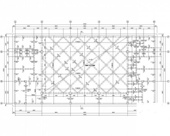 框架结构宾馆会议楼结构设计CAD施工图纸 - 2