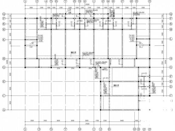 6层框架宿舍楼结构CAD施工图纸（独立基础） - 2