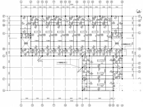 6层框架宿舍楼结构CAD施工图纸（独立基础） - 4