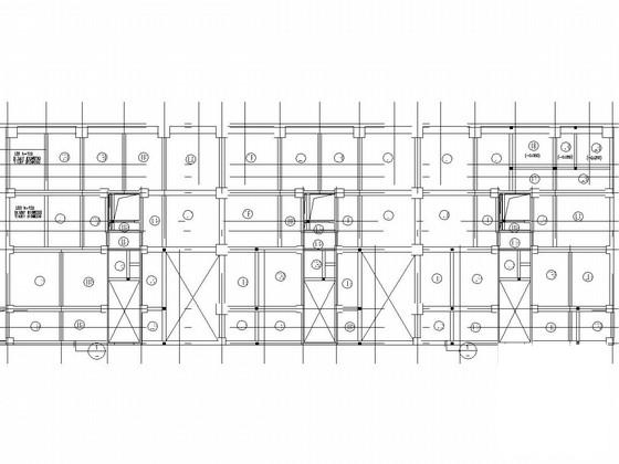 18层框支剪力墙结构商住楼结构CAD施工图纸（桩承台基础） - 3