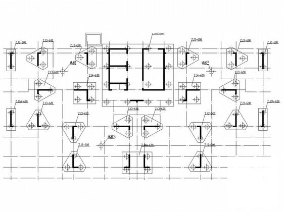 19层剪力墙结构商住楼结构CAD施工图纸（桩基础） - 1