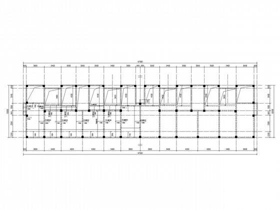 6层框架商贸物流综合市场结构CAD施工图纸（桩基础） - 3