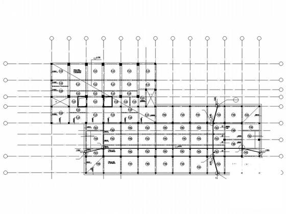 6层框架结构体育公园会所结构CAD施工图纸 - 4