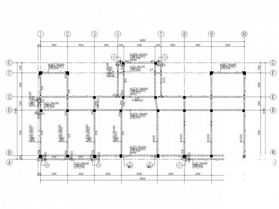 3层带地下室业务培训楼框架结构CAD施工图纸（独立基础） - 3