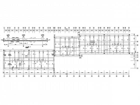 带地下室5层底框职工单身宿舍结构CAD施工图纸(边缘构件配筋) - 1