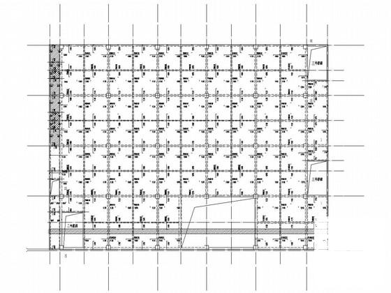 11层框架结构宾馆结构CAD施工图纸（8度抗震、地下1层框剪） - 1