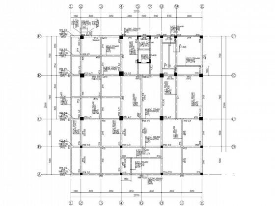带地下室框架商业住宅结构CAD施工图纸 - 3
