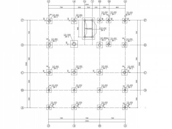 带地下室框架商业住宅结构CAD施工图纸 - 4