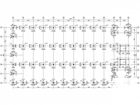单层带吊车成品车间结构CAD施工图纸(PKPM计算书)(楼梯平面图) - 1