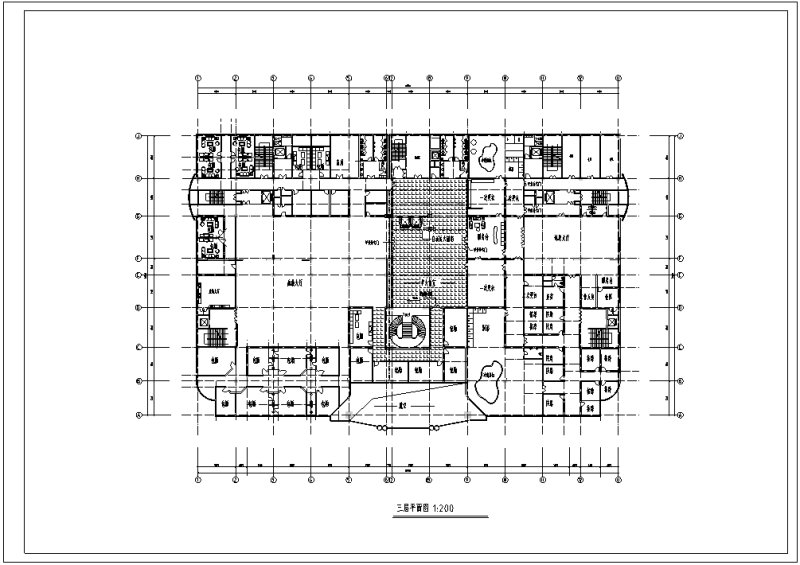 假日广场酒店超全建筑CAD施工图纸(钢筋混凝土结构) - 4