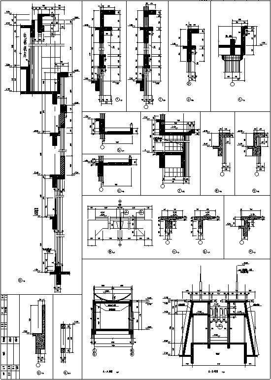现代高层宾馆酒店建筑设计CAD施工图纸(钢筋混凝土结构) - 2
