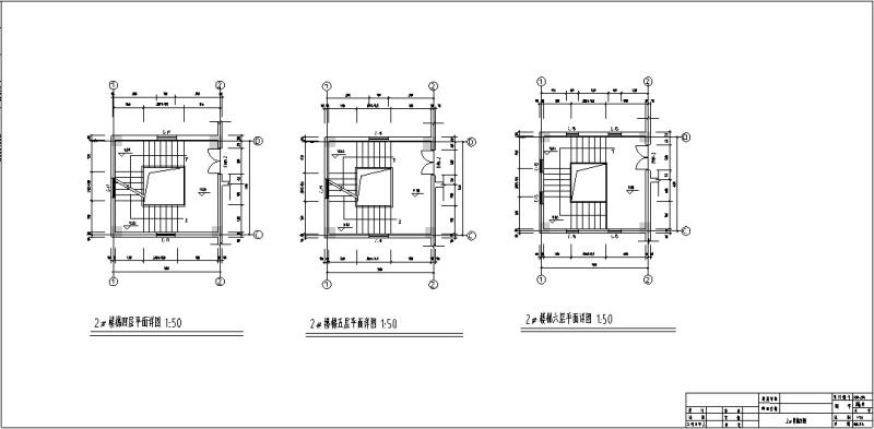现代多层宾馆酒店建筑设计CAD施工图纸(钢筋混凝土结构) - 5