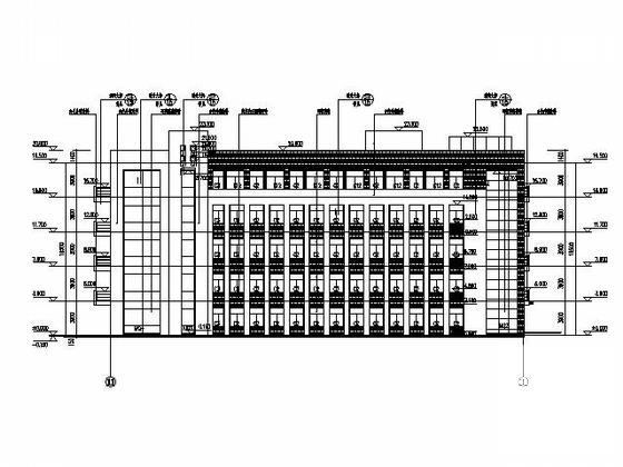 学院5层实训楼建筑施工CAD图纸 - 5