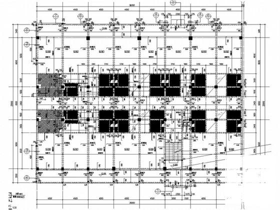 5层框架结构星级酒店结构CAD施工图纸（预应力高强混凝土管桩基础） - 2