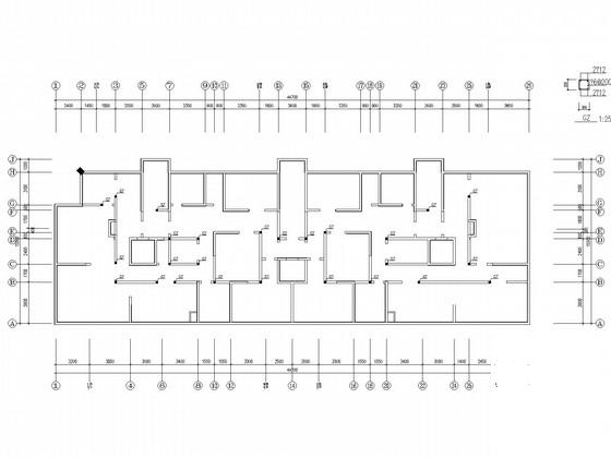 18层带地下室剪力墙住宅楼结构CAD施工图纸 - 3