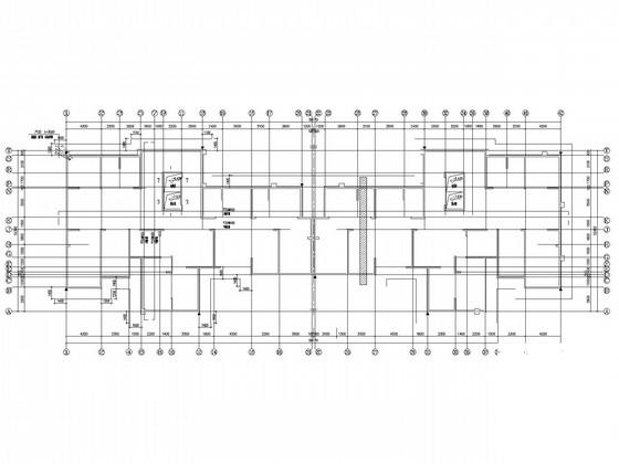 23层剪力墙住宅楼结构CAD施工图纸（筏形基础,桩基础）(现浇钢筋混凝土) - 3