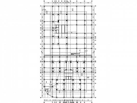 32层带两层裙房剪力墙住宅楼结构CAD施工图纸(平面布置图) - 3