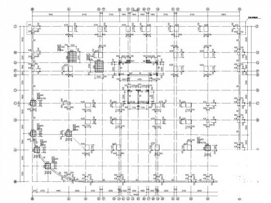 32层带两层裙房剪力墙住宅楼结构CAD施工图纸(平面布置图) - 4