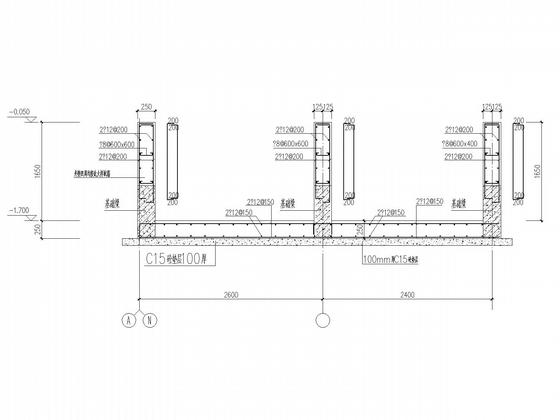 13层框架剪力墙宿舍楼结构CAD施工图纸（桩基础） - 4