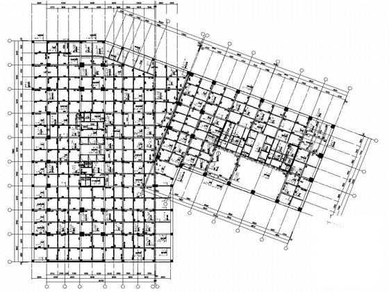 25层科技研发大厦地下室结构CAD施工图纸（桩基础） - 2