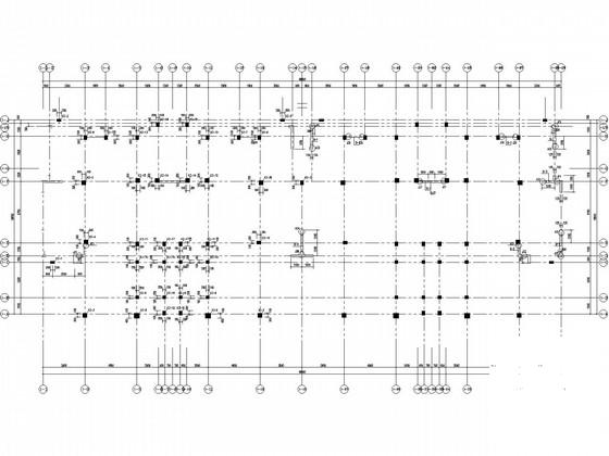 6层框架剪力墙住宅楼结构CAD施工图纸（筏型基础）(板配筋图) - 3