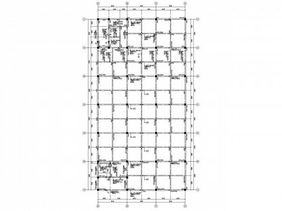 4层框架办公楼结构CAD施工图纸(深层搅拌桩) - 1