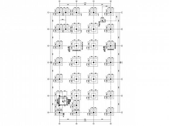 4层框架办公楼结构CAD施工图纸(深层搅拌桩) - 2