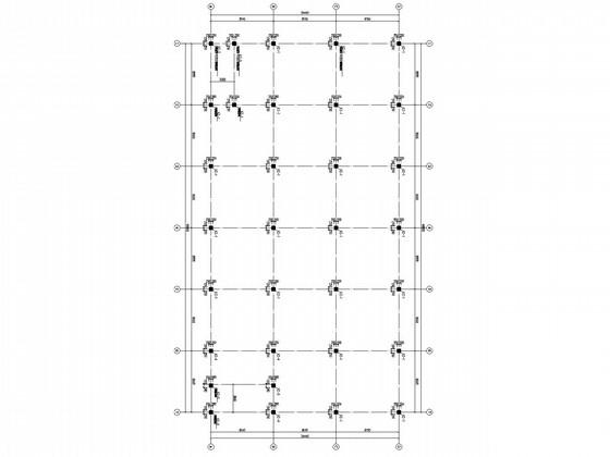 4层框架办公楼结构CAD施工图纸(深层搅拌桩) - 4