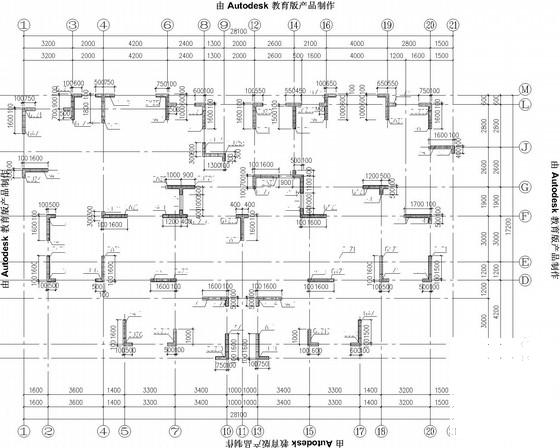 带半储藏室12层住宅楼剪力墙结构CAD施工图纸 - 1