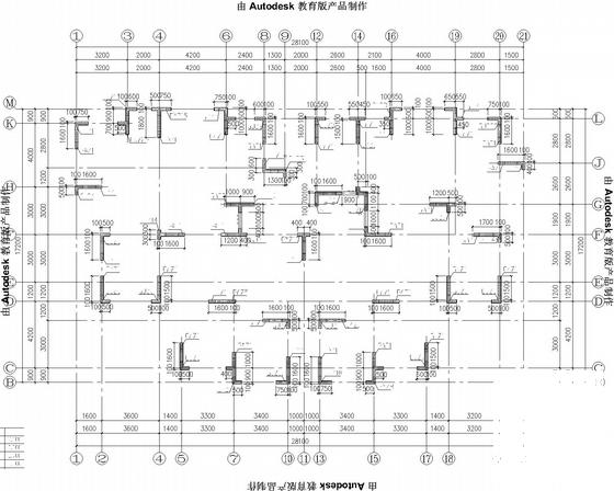 带半储藏室12层住宅楼剪力墙结构CAD施工图纸 - 4
