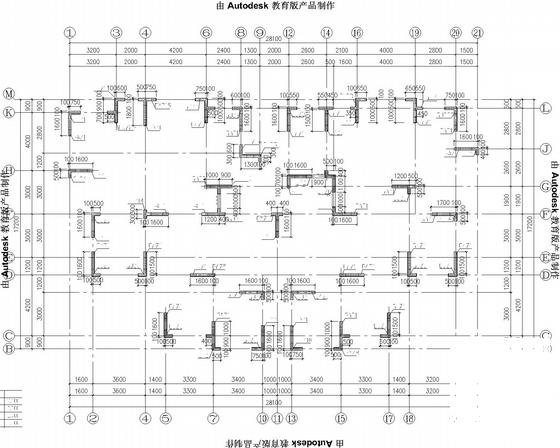 带半储藏室12层住宅楼剪力墙结构CAD施工图纸 - 4