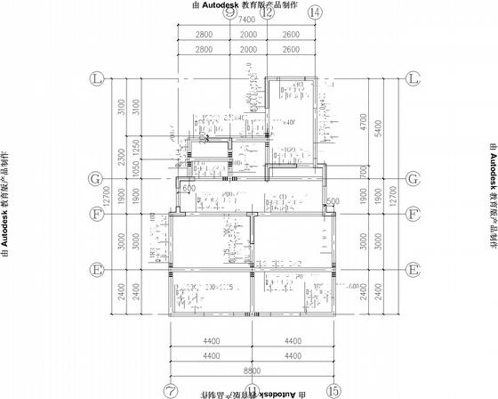 带半储藏室12层住宅楼剪力墙结构CAD施工图纸 - 5