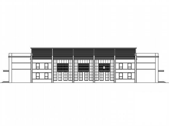 小学风雨操场建筑施工CAD图纸(卫生间详图) - 1