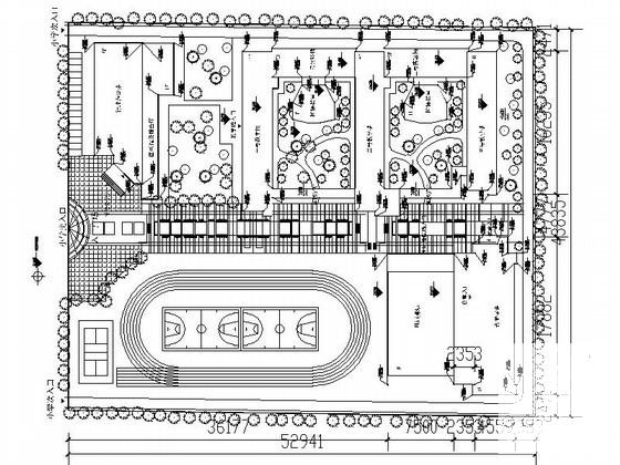 小学风雨操场建筑施工CAD图纸(卫生间详图) - 4