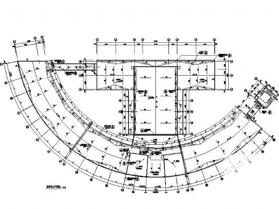 4层中学图书馆建筑CAD施工图纸（效果图纸） - 5