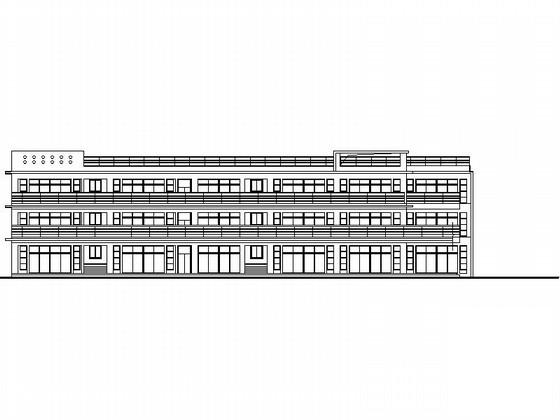 3层现代风格幼儿园建筑设计CAD施工图纸 - 1